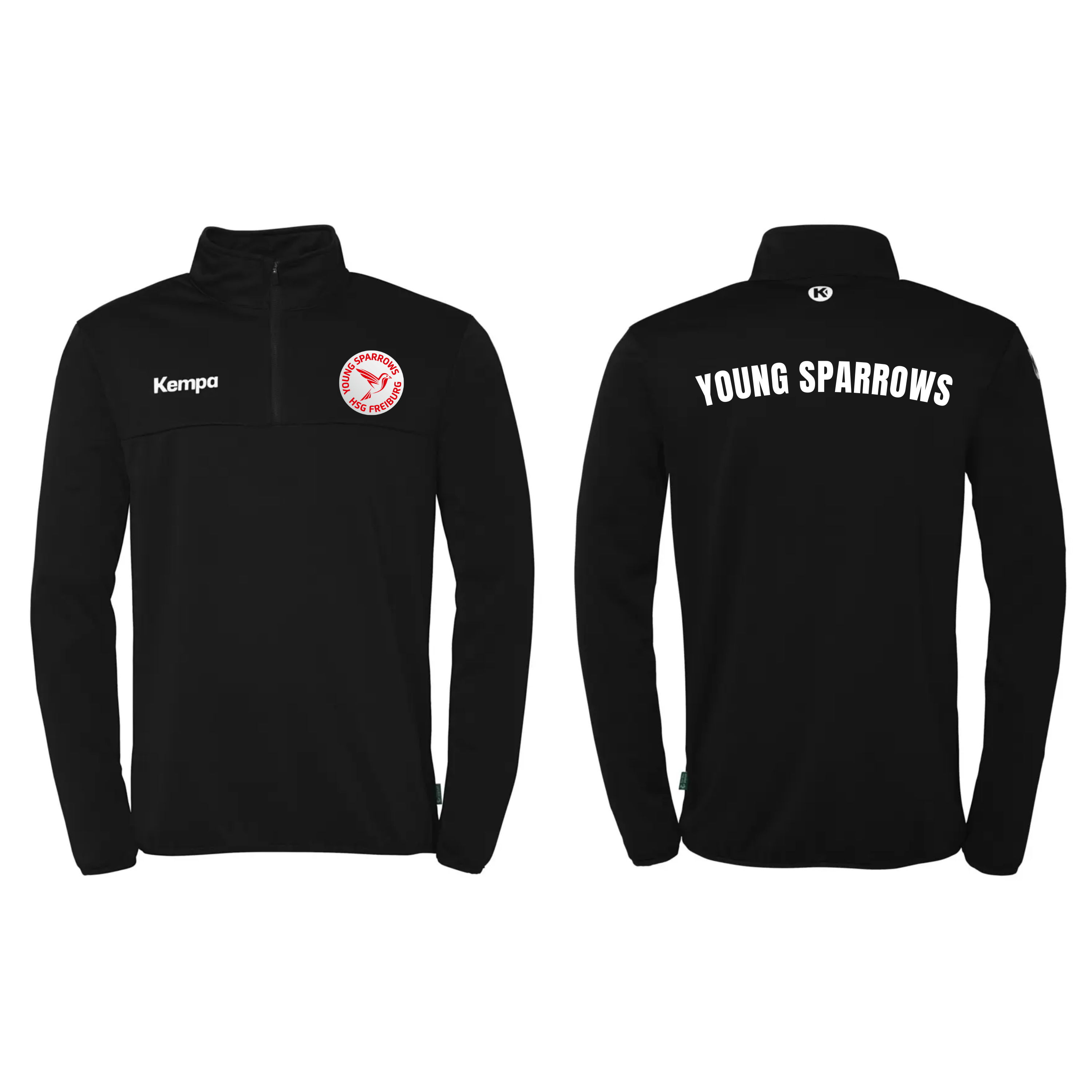 1/4 Zip Top Young Sparrow
