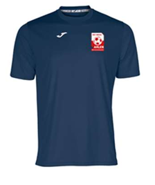 Kurzarmshirt mann Combi marineblau