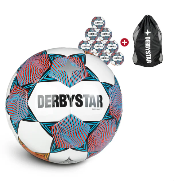 Derbystar Brillant TT 10er Ballpaket + Ballsack