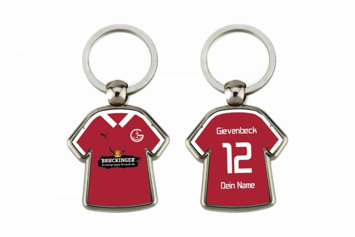 Schlüsselanhänger Trikot 1. FC Gievenbeck Rot