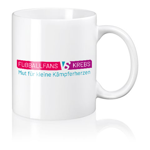Tasse Fußballfans gegen Krebs