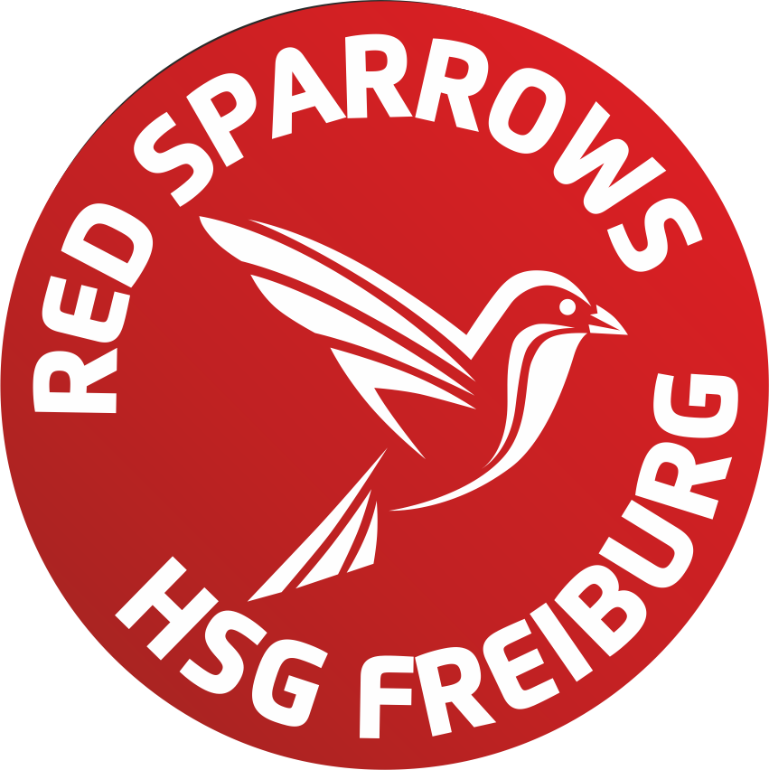 3er Set Aufkleber Red Sparrow