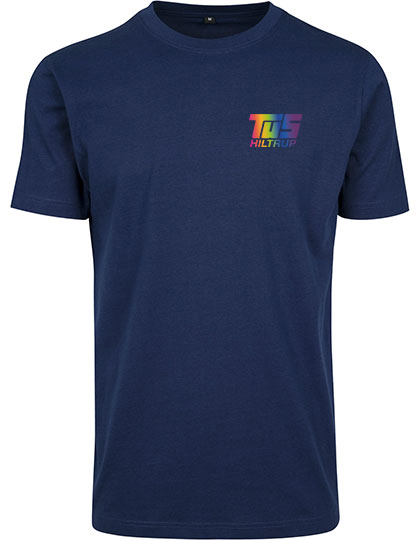 Kids T-Shirt kleines TuS Logo Regenbogen