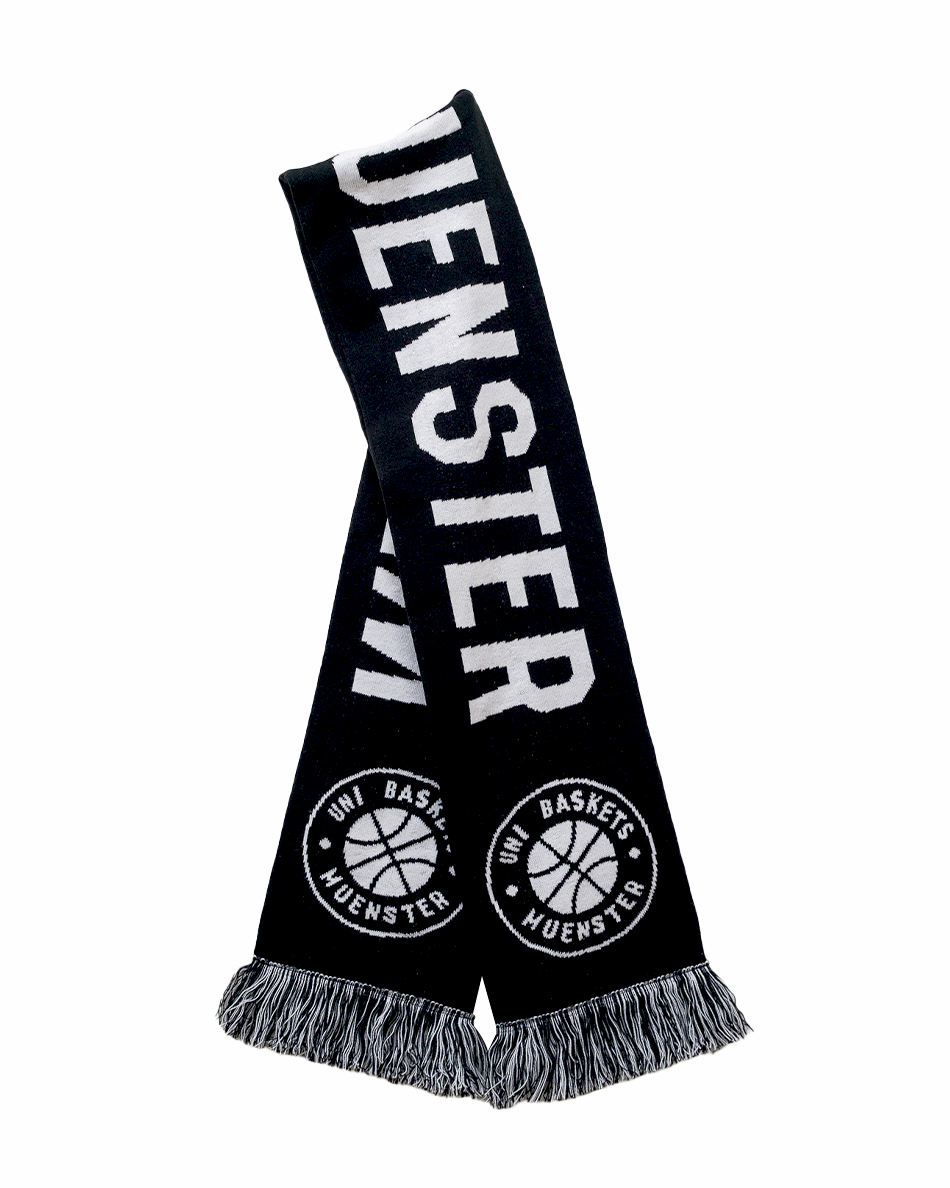 Uni Baskets Schal Schwarz
