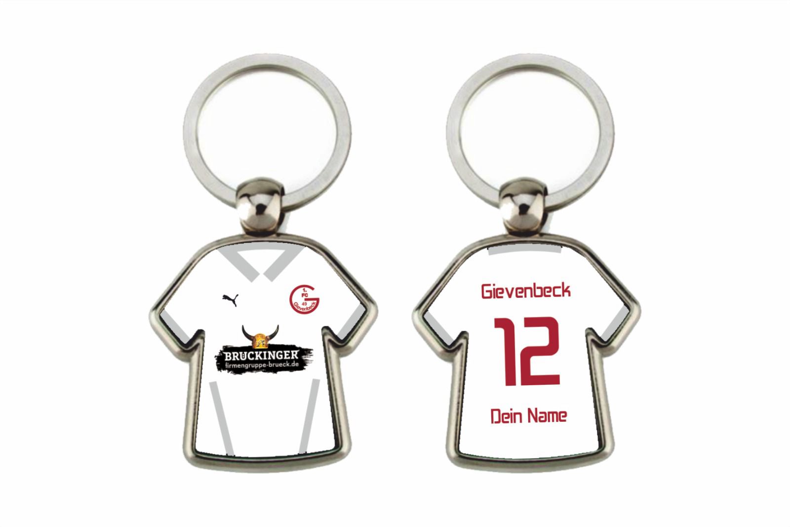 Schlüsselanhänger Trikot 1. FC Gievenbeck Weiß