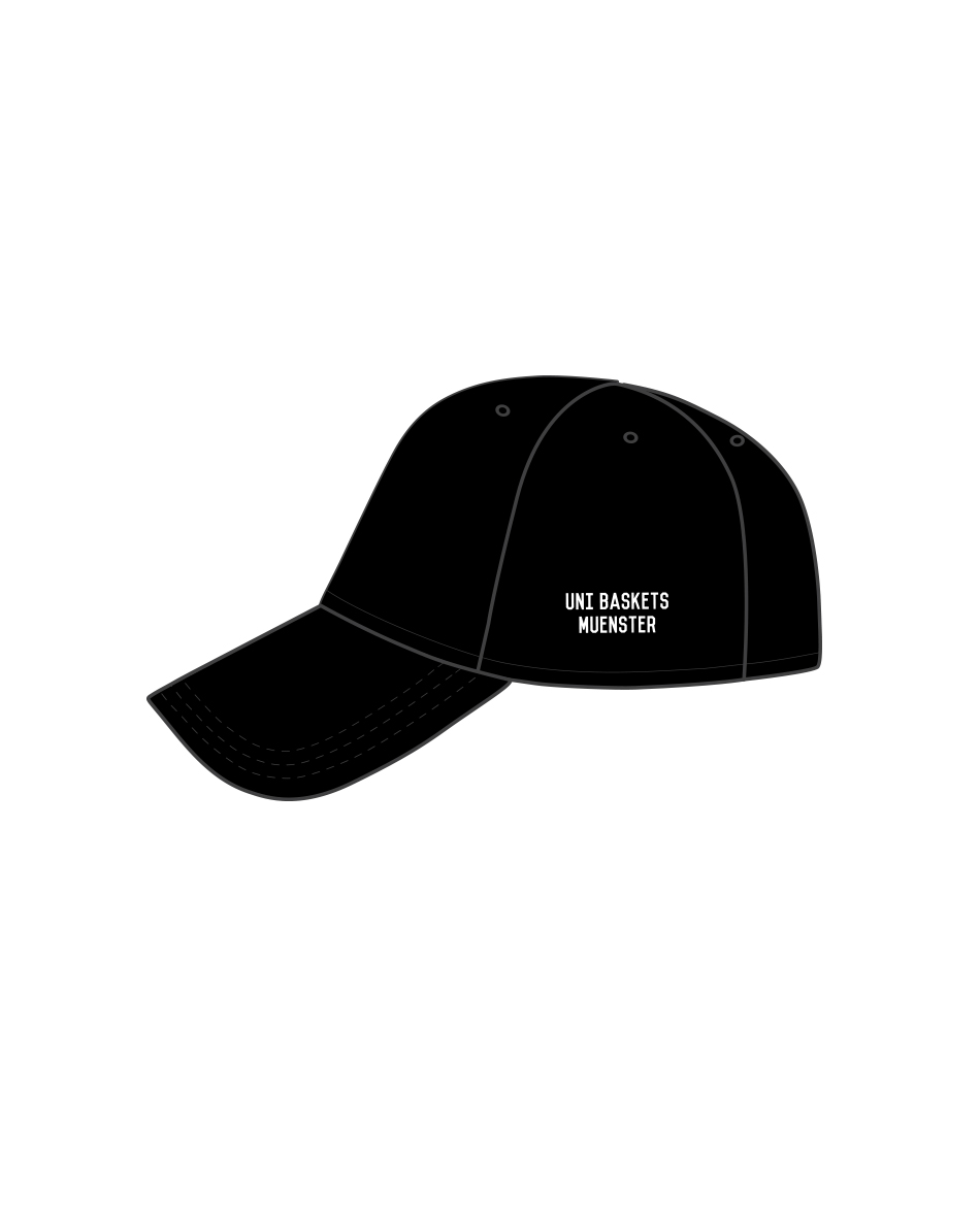 Basecap Uni Baskets 3D Schwarz/Weiss
