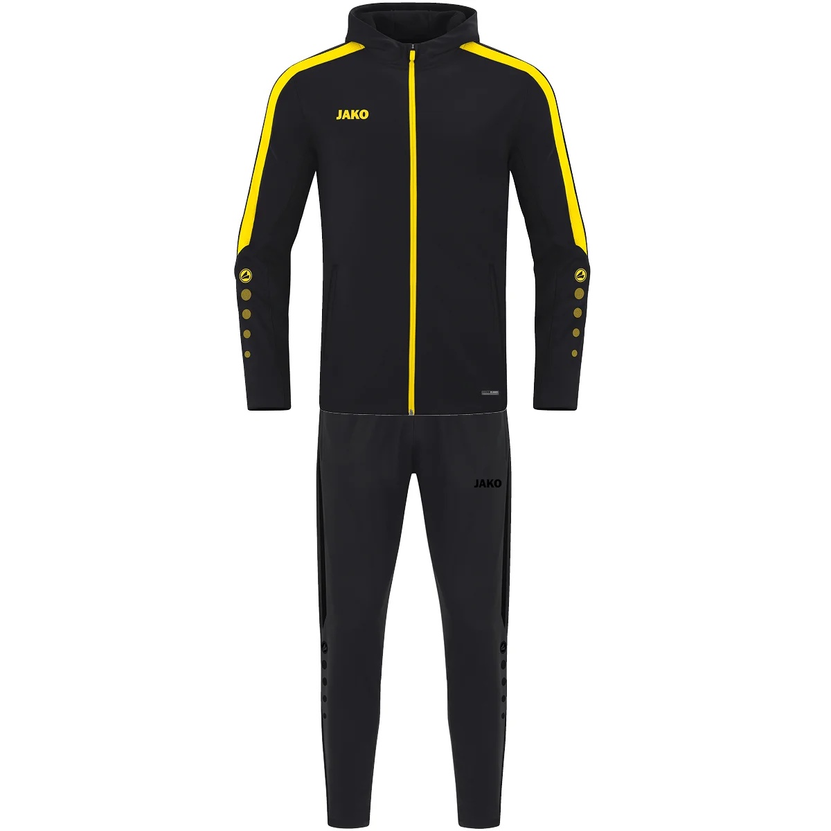 Trainingsanzug Polyester Power mit Kapuze