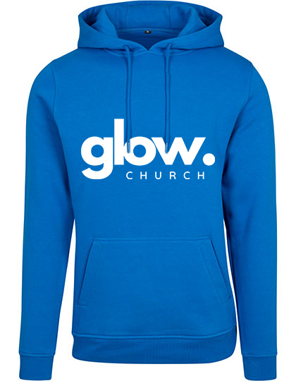Kids Hoodie Glow Church Druck nur auf dem Rücken
