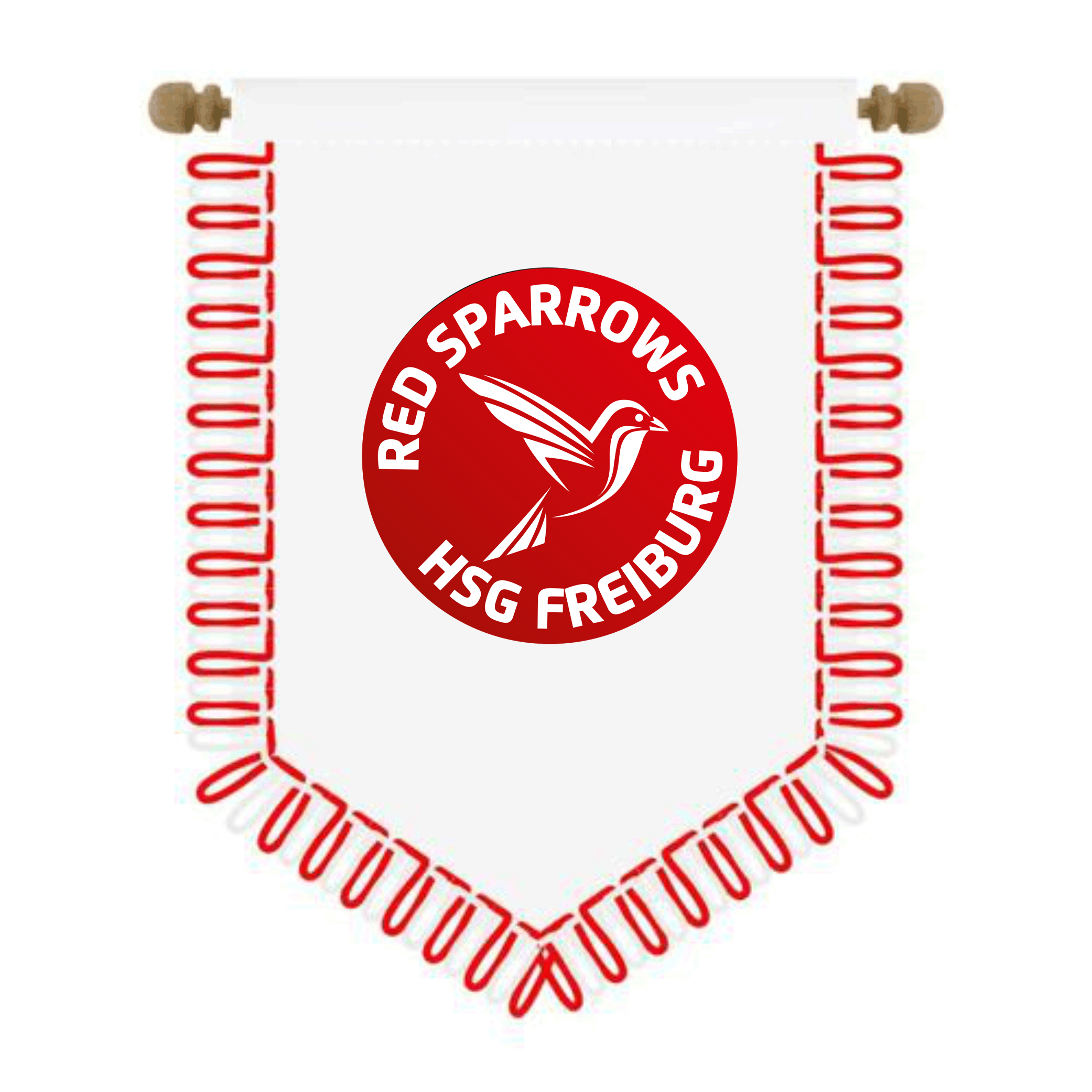 Vereinswimpel Red Sparrow