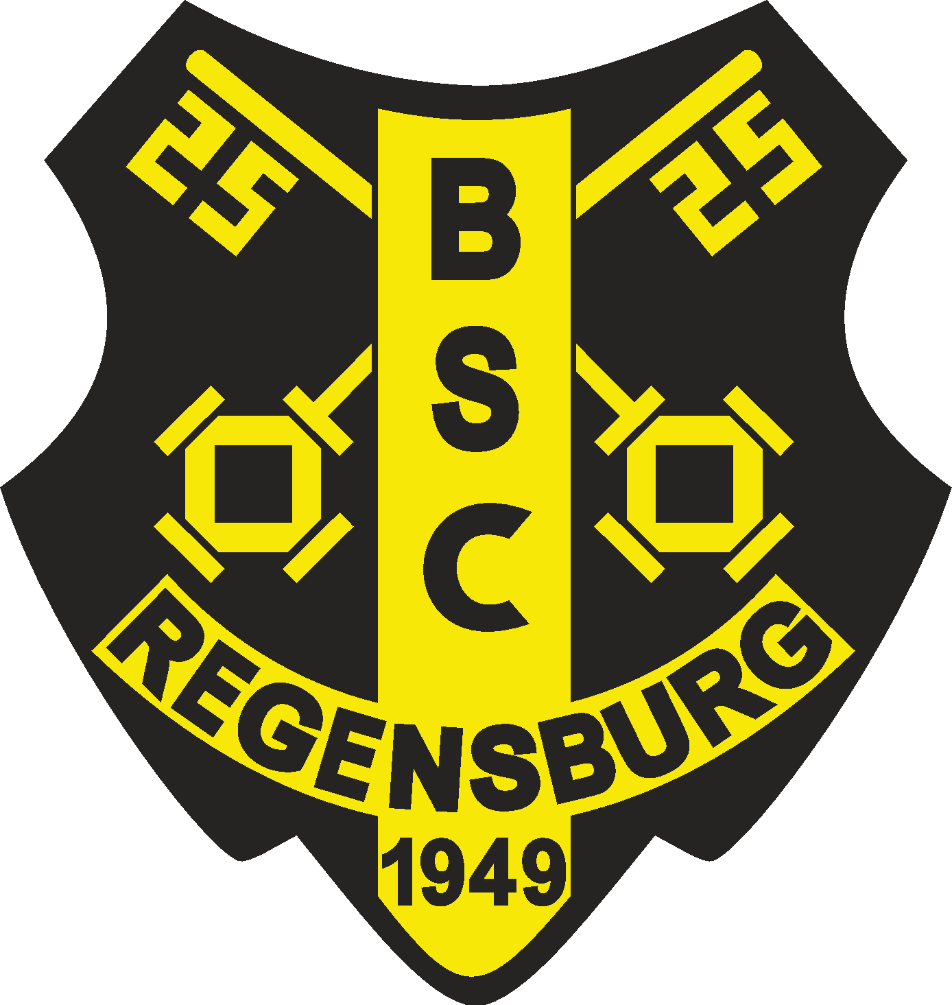 3er Set Aufkleber BSC Regensburg