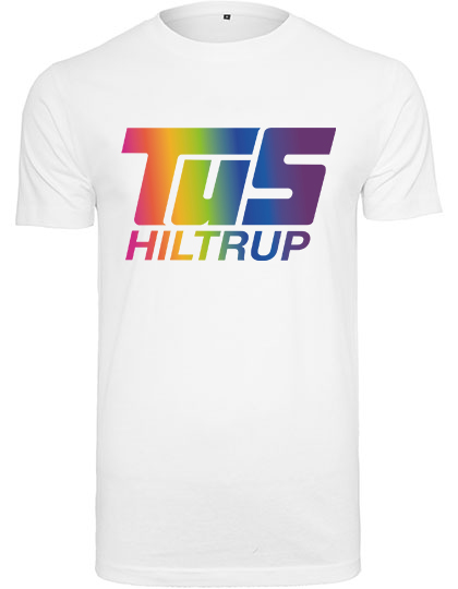 Kids T-Shirt großes TUS Logo Regenbogen