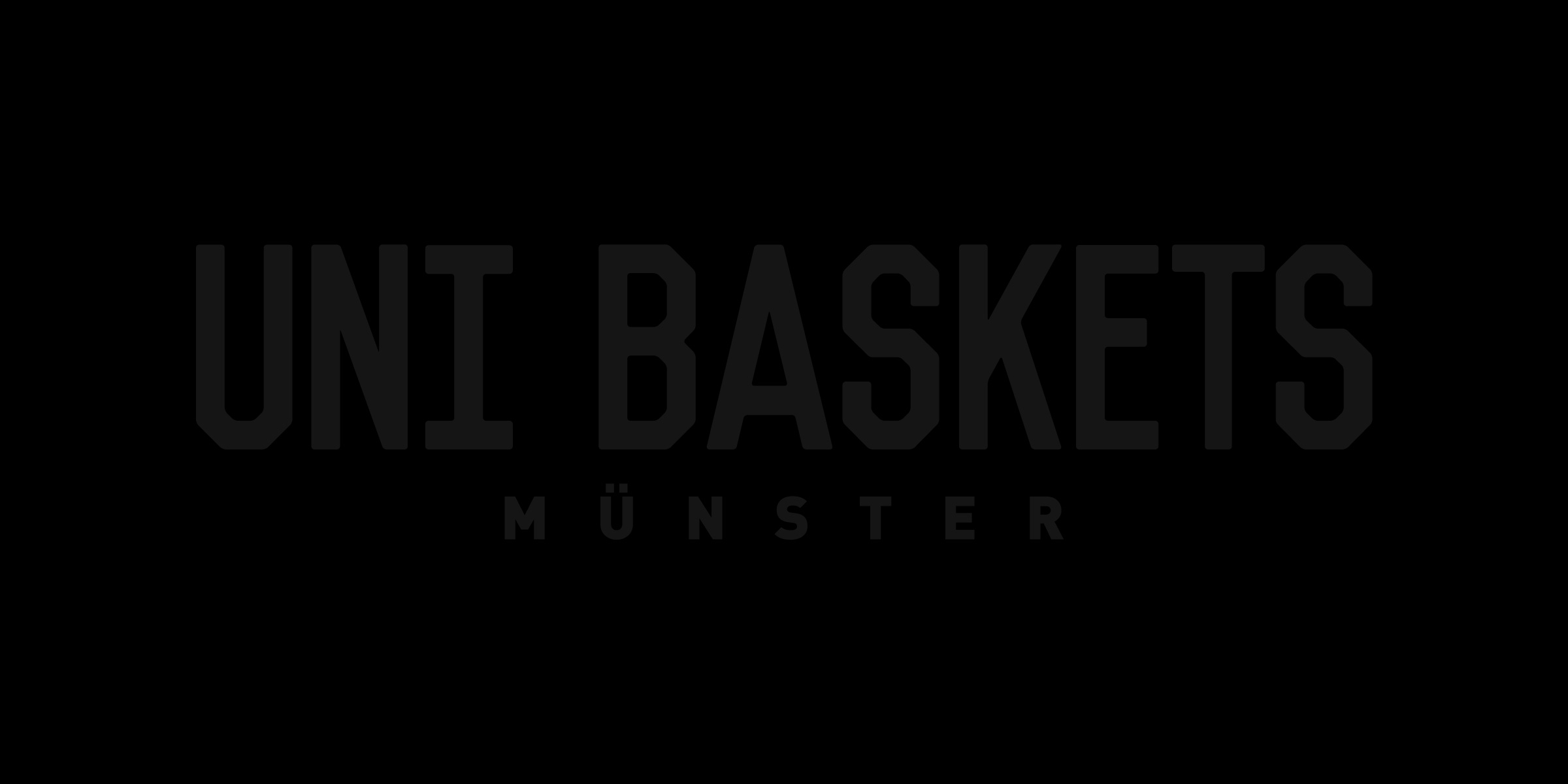 Uni Baskets Handtuch Schwarz 100x50cm